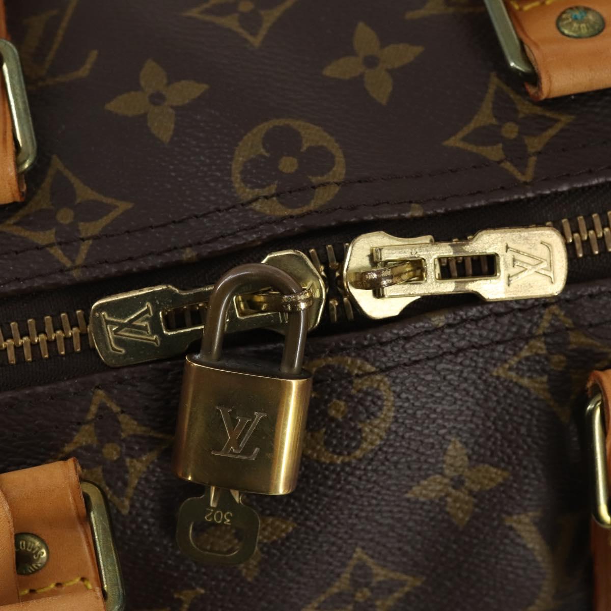 LOUIS VUITTON Monogram Keepall 45 Boston Bag M41428 LV Auth 155458V