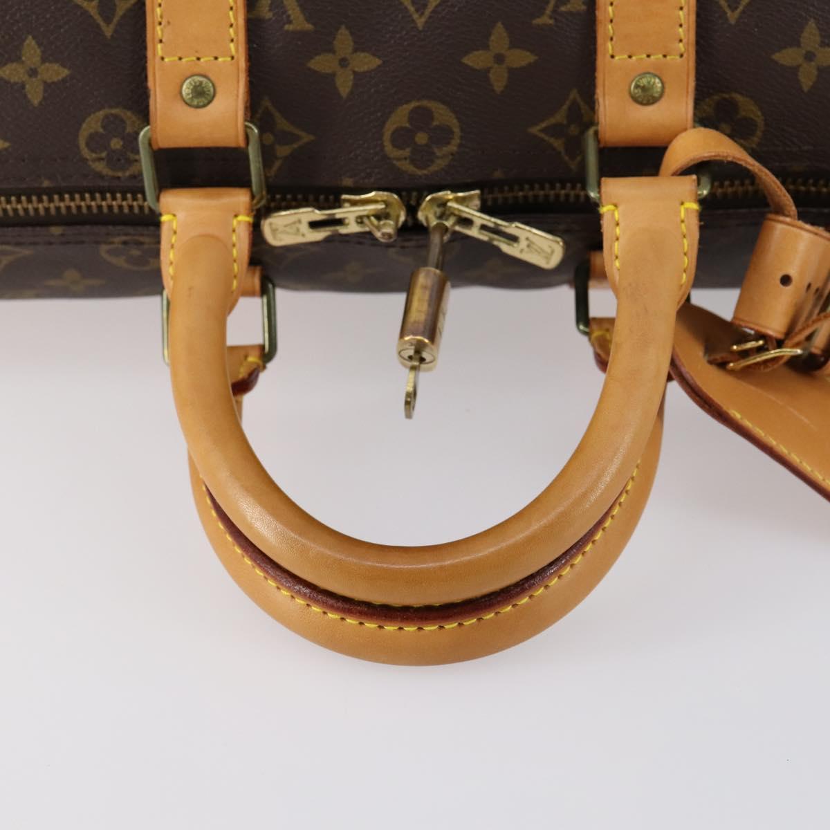 LOUIS VUITTON Monogram Keepall 45 Boston Bag M41428 LV Auth 155458V