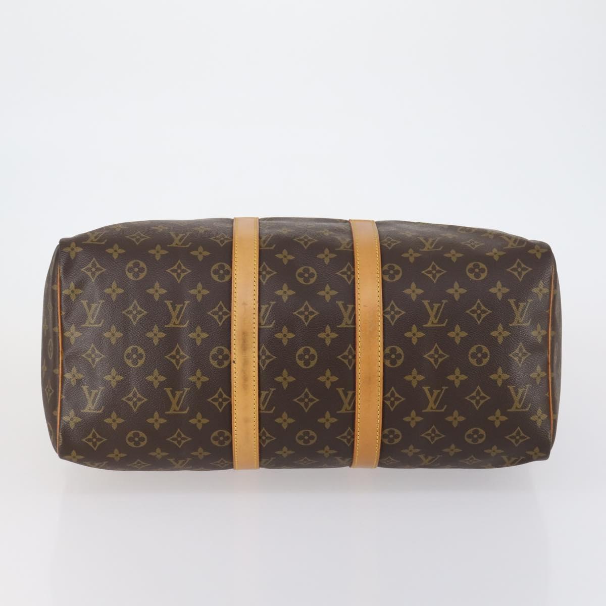 LOUIS VUITTON Monogram Keepall 45 Boston Bag M41428 LV Auth 155458V
