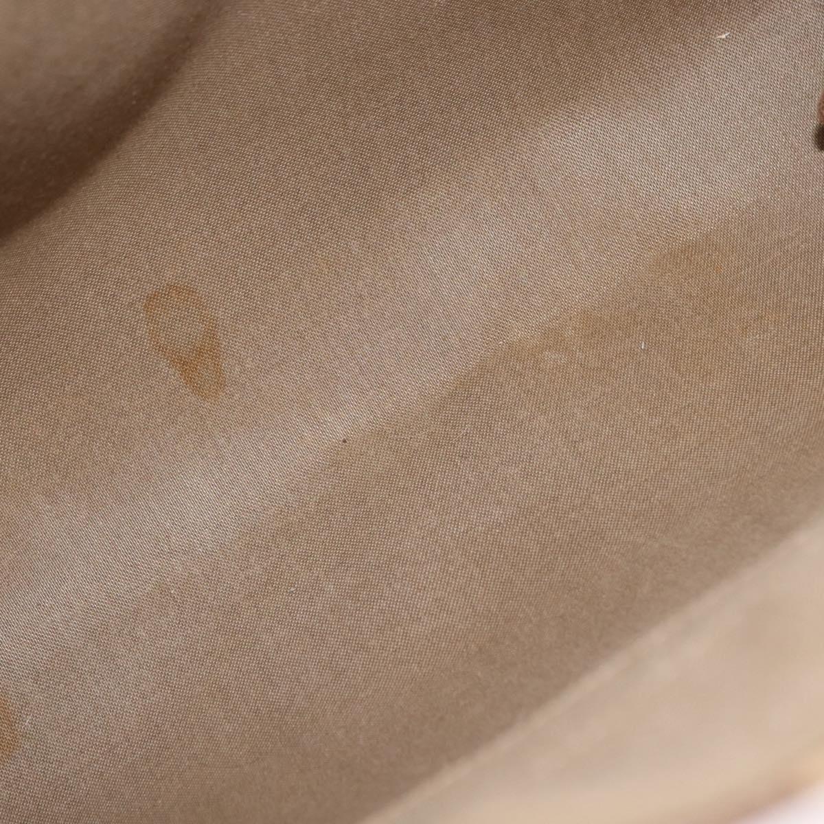 GUCCI GG Supreme Tote Bag PVC Beige Gold 39 02 061 Auth 155474