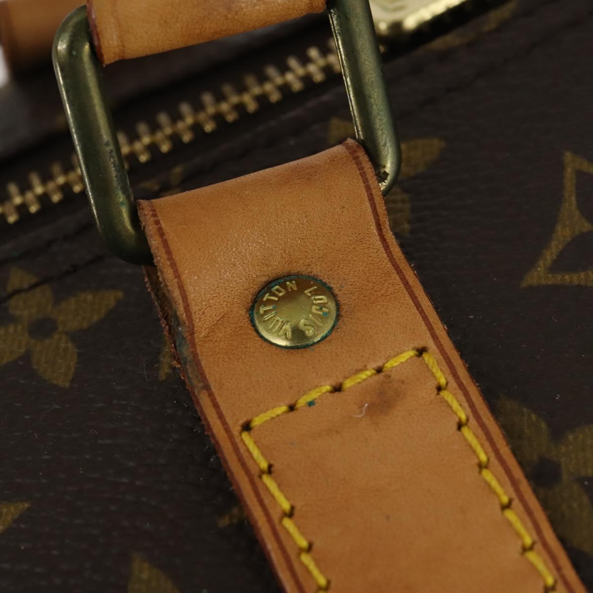 LOUIS VUITTON Monogram Keepall 60 Boston Bag M41422 LV Auth 155480V