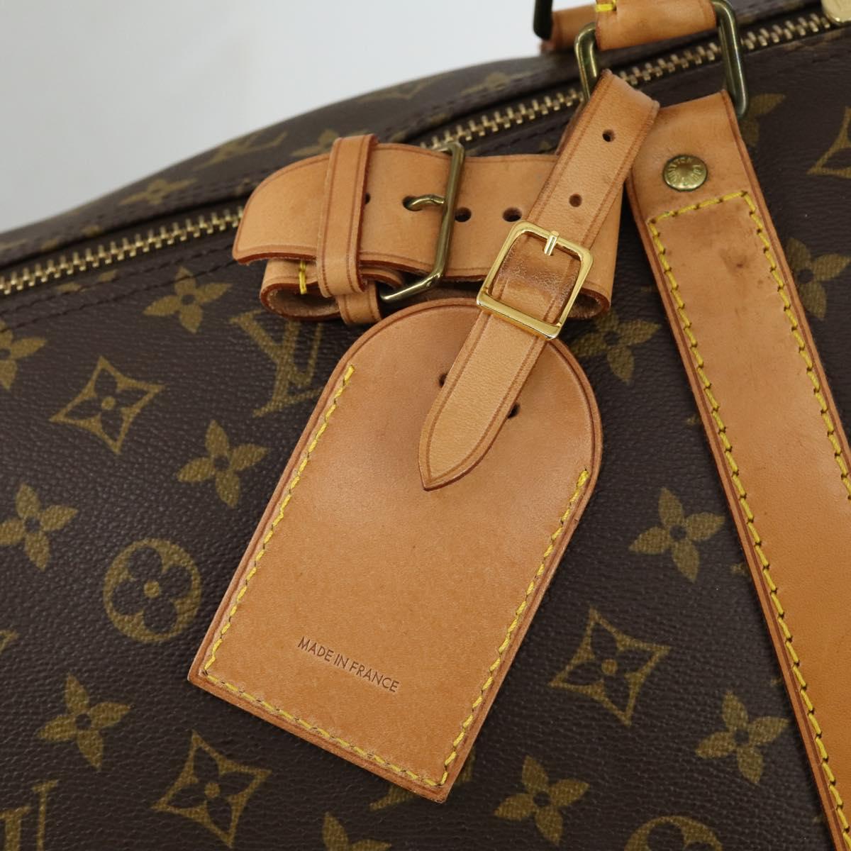 LOUIS VUITTON Monogram Keepall 60 Boston Bag M41422 LV Auth 155480V