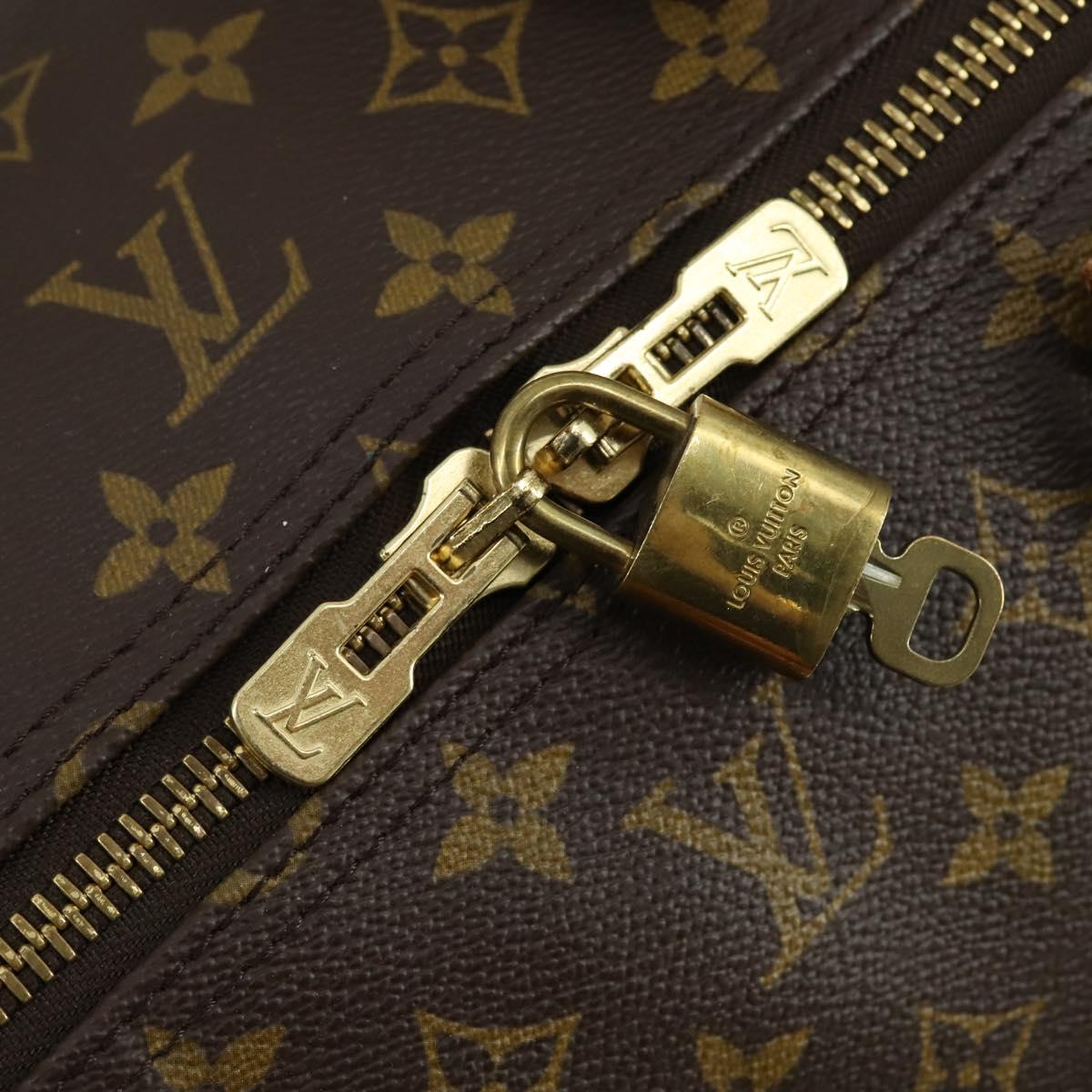 LOUIS VUITTON Monogram Keepall 60 Boston Bag M41422 LV Auth 155480V