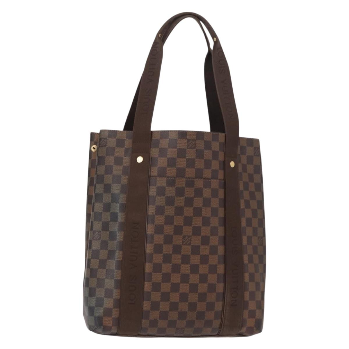 LOUIS VUITTON Damier Ebene Cabas Bobur Tote Bag N52006 LV Auth 155483