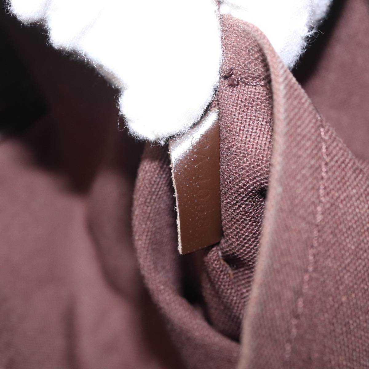 LOUIS VUITTON Damier Ebene Cabas Bobur Tote Bag N52006 LV Auth 155483