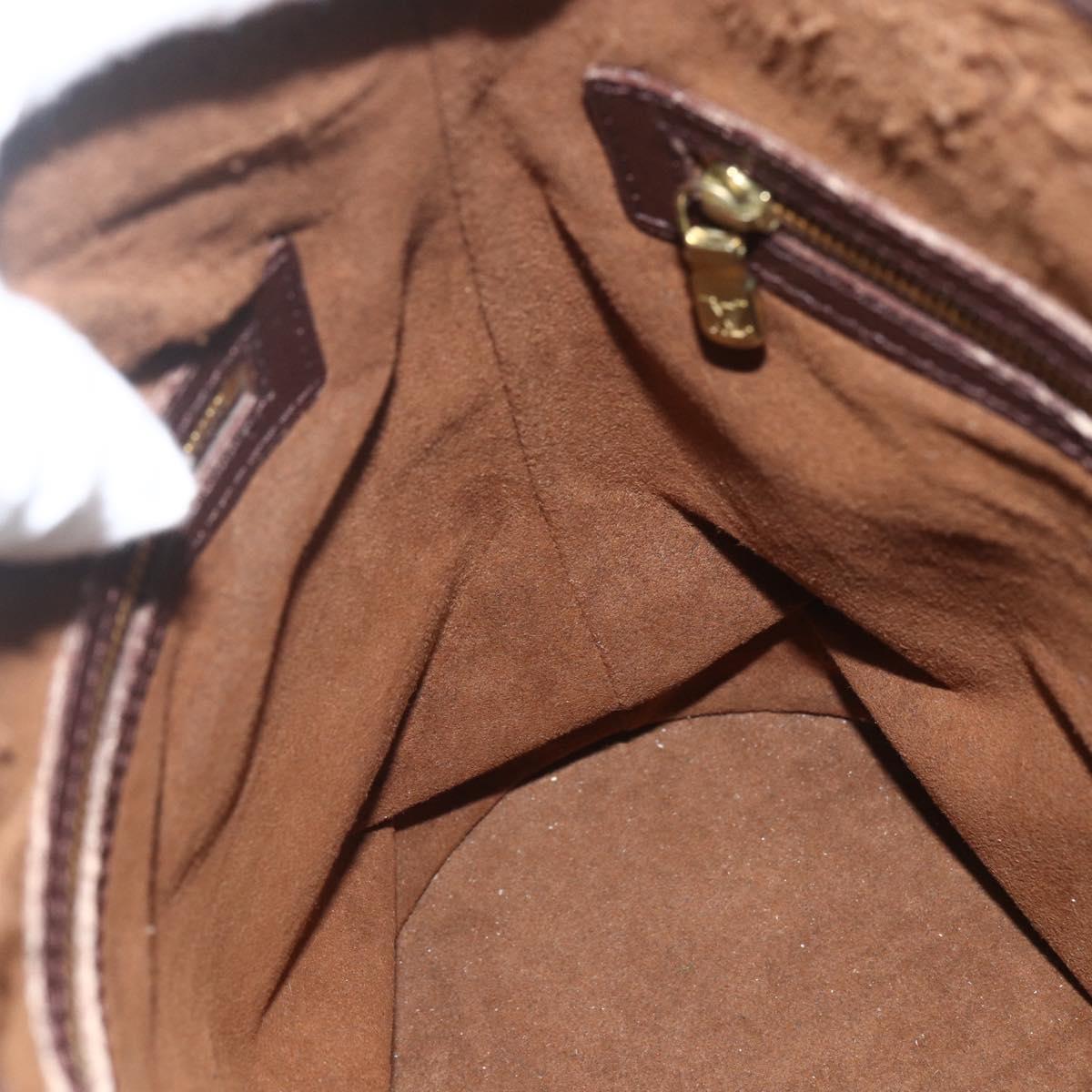 LOUIS VUITTON Damier Ebene Marais Shoulder Bag N42240 LV Auth 155484