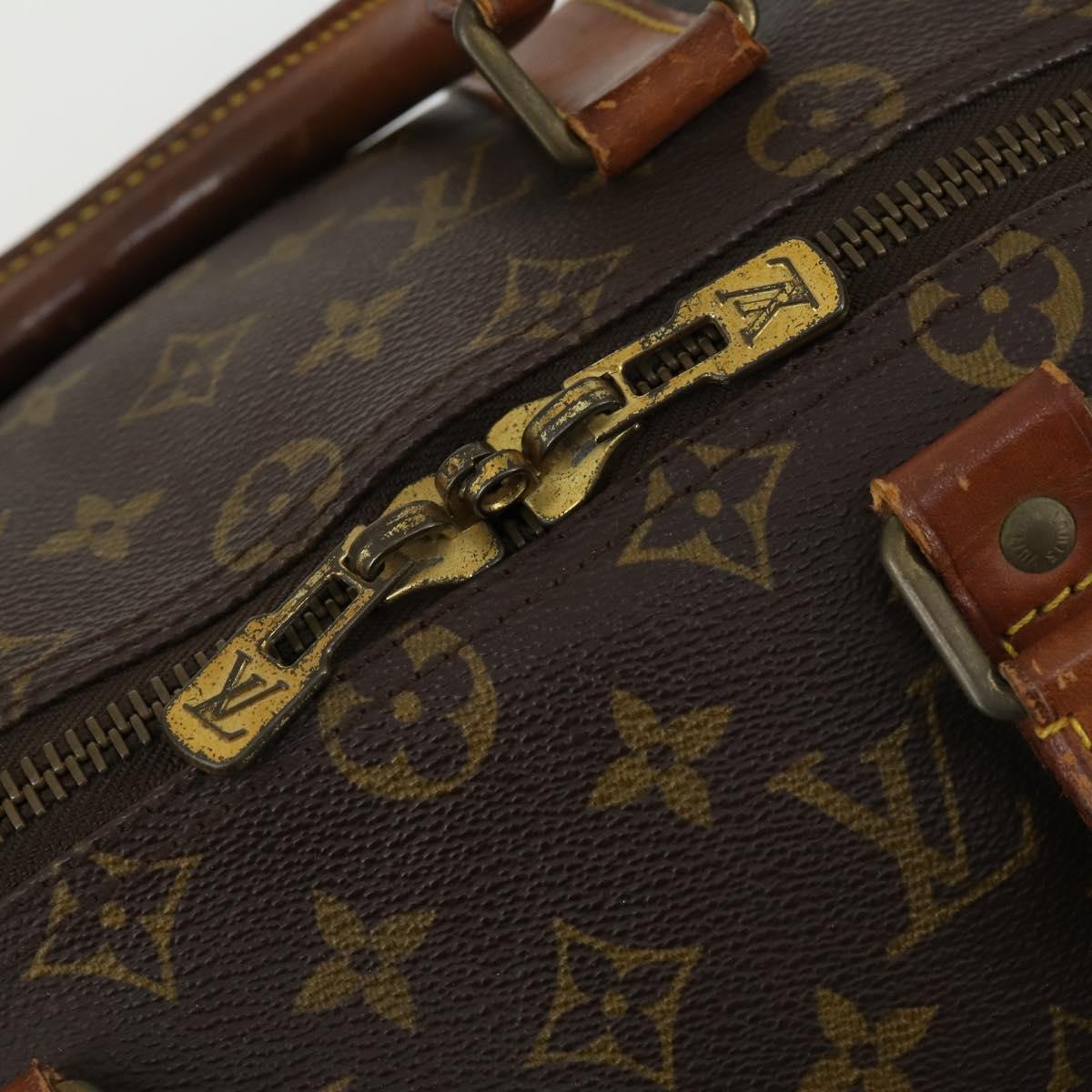 LOUIS VUITTON Monogram Keepall 50 Boston Bag M41426 LV Auth 155487
