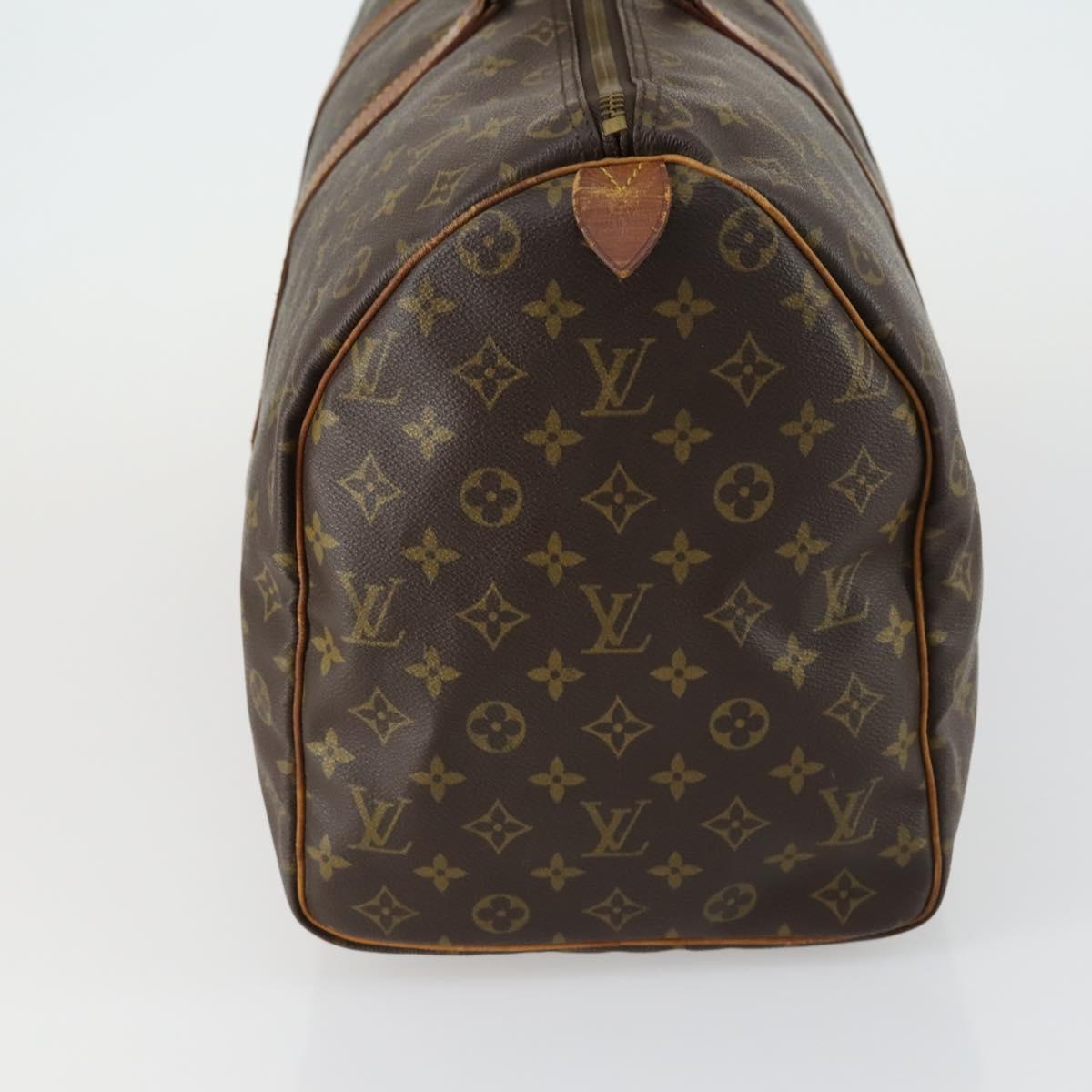 LOUIS VUITTON Monogram Keepall 50 Boston Bag M41426 LV Auth 155487