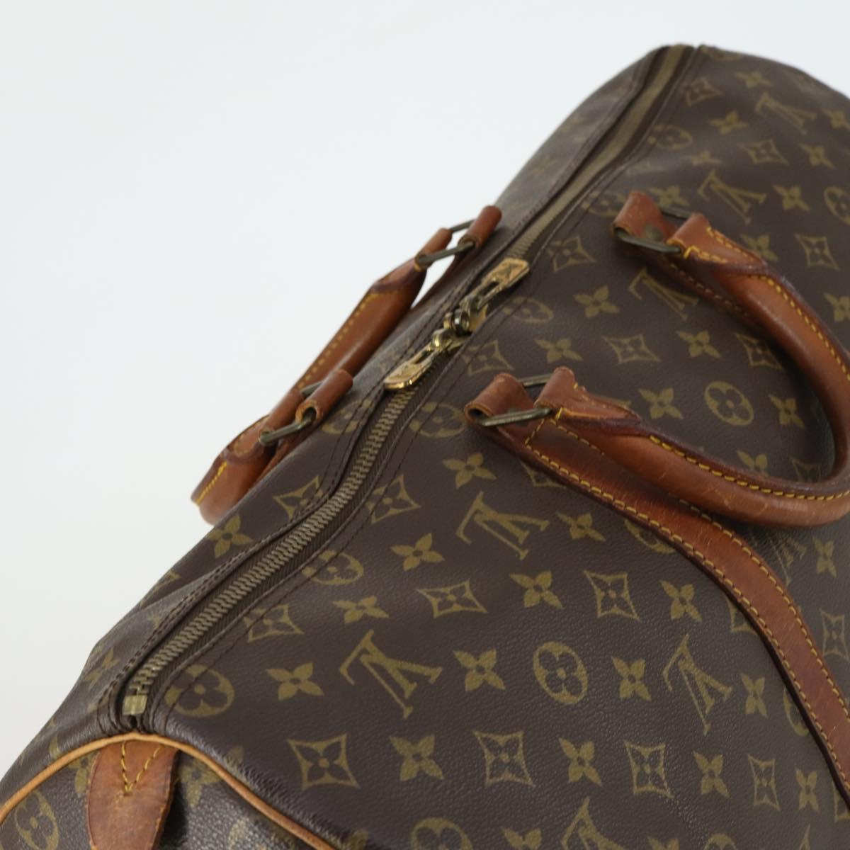 LOUIS VUITTON Monogram Keepall 50 Boston Bag M41426 LV Auth 155487