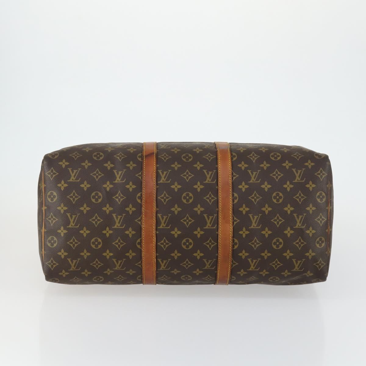 LOUIS VUITTON Monogram Keepall 50 Boston Bag M41426 LV Auth 155487