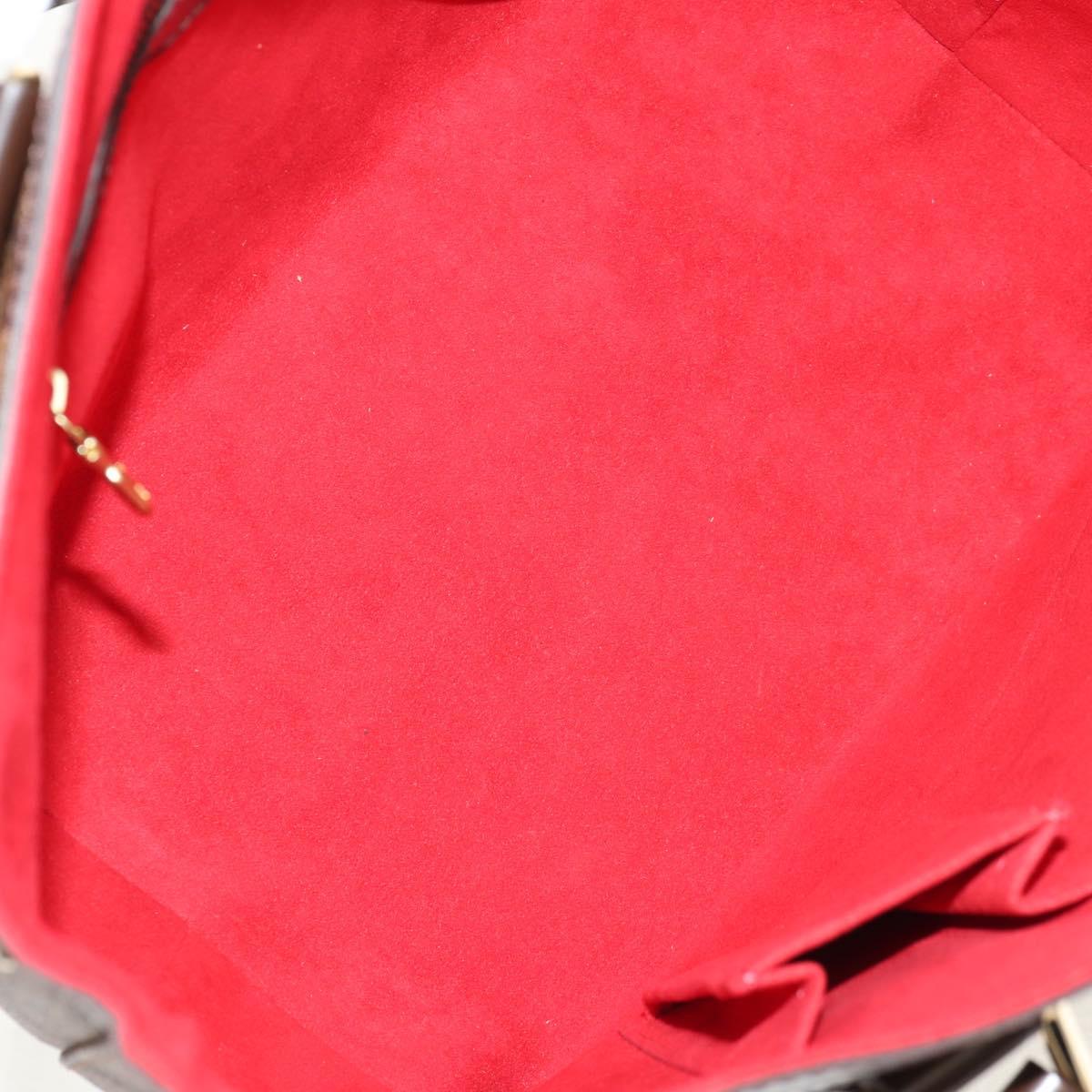 LOUIS VUITTON Damier Ebene Hampstead PM Tote Bag N51205 LV Auth 155489V