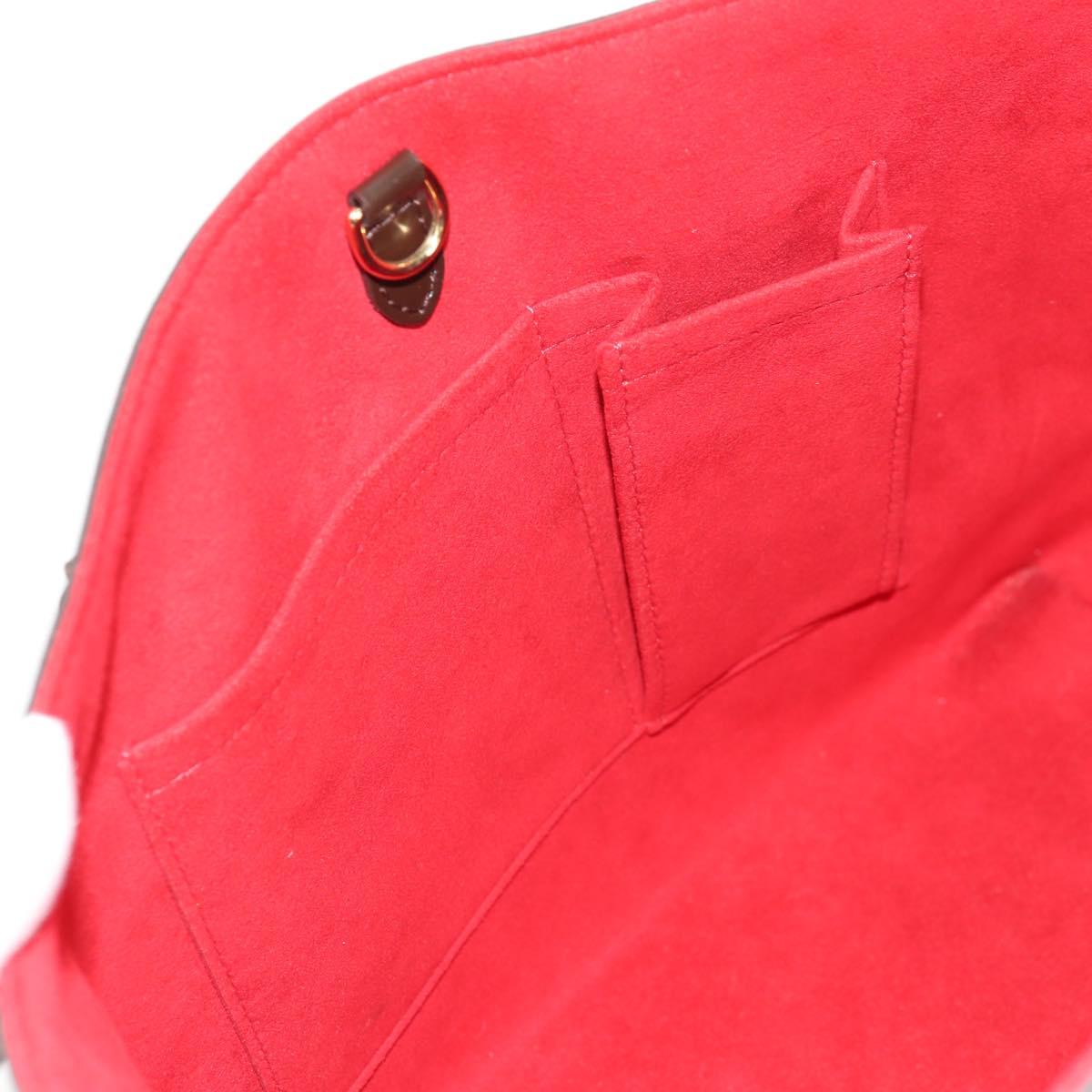 LOUIS VUITTON Damier Ebene Hampstead PM Tote Bag N51205 LV Auth 155489V