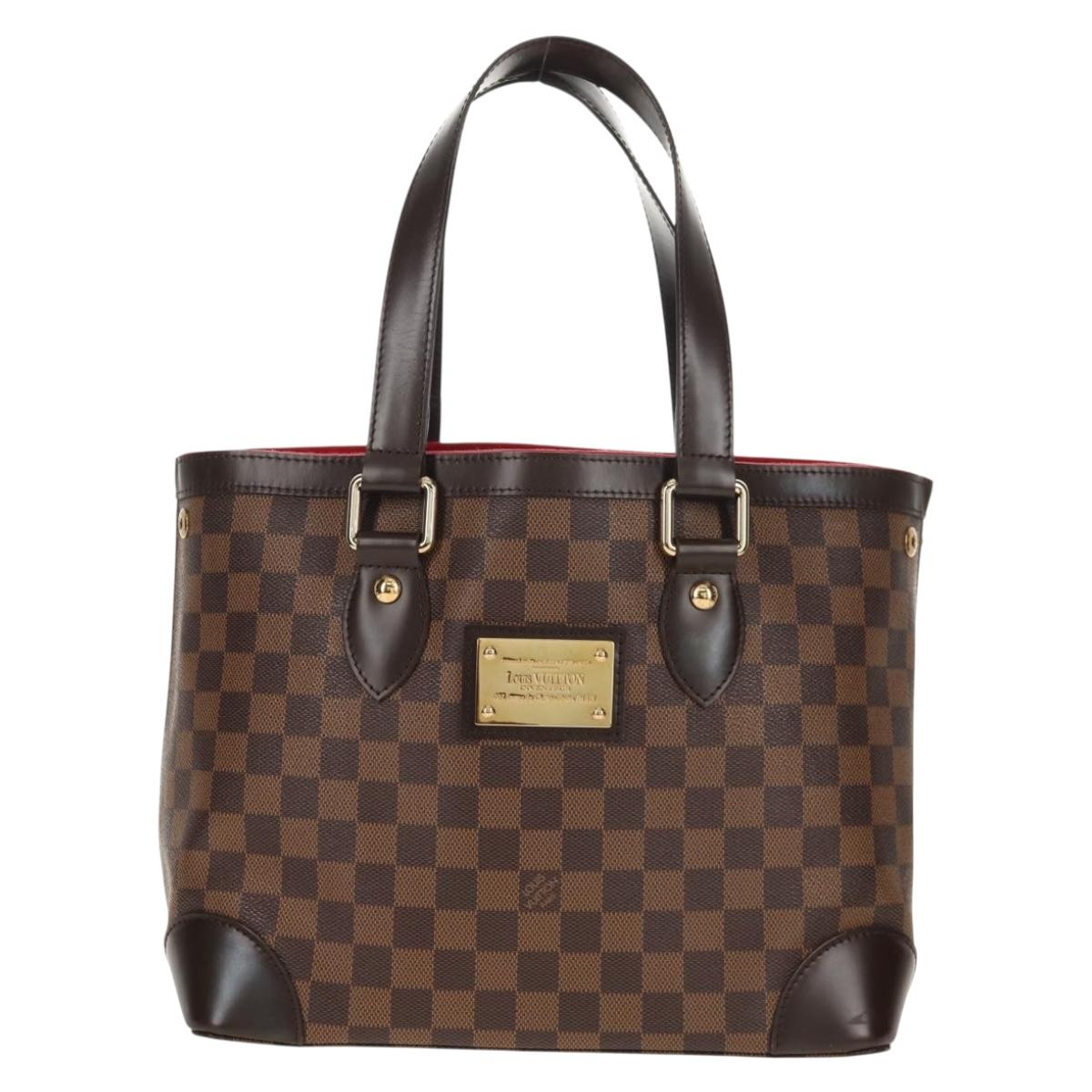 LOUIS VUITTON Damier Ebene Hampstead PM Tote Bag N51205 LV Auth 155489V