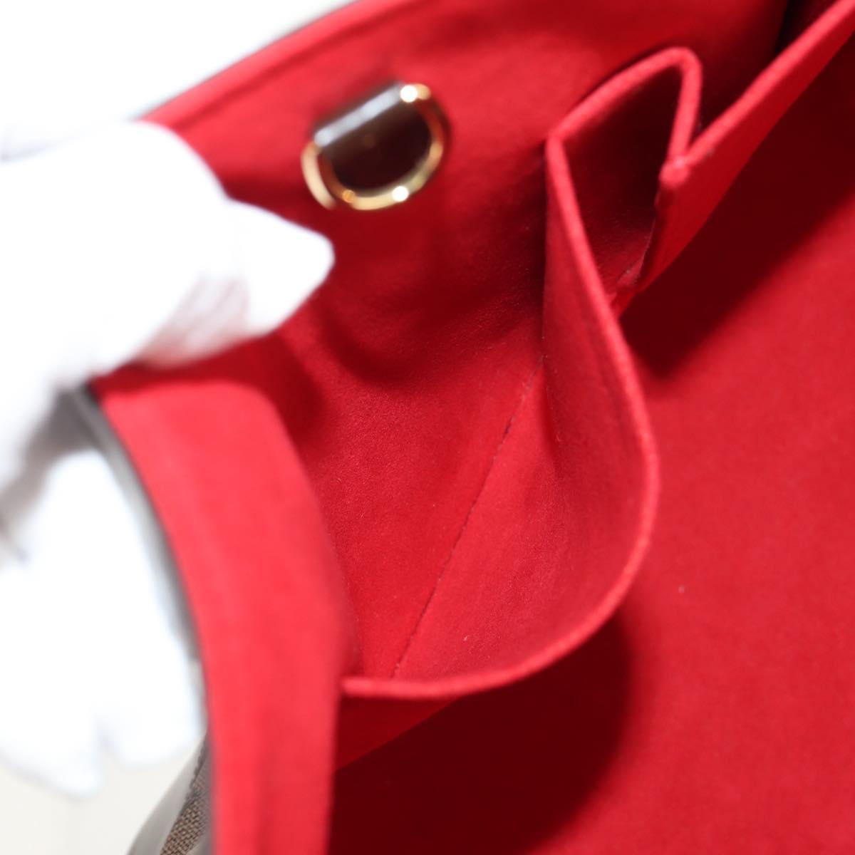 LOUIS VUITTON Damier Ebene Hampstead PM Tote Bag N51205 LV Auth 155489V