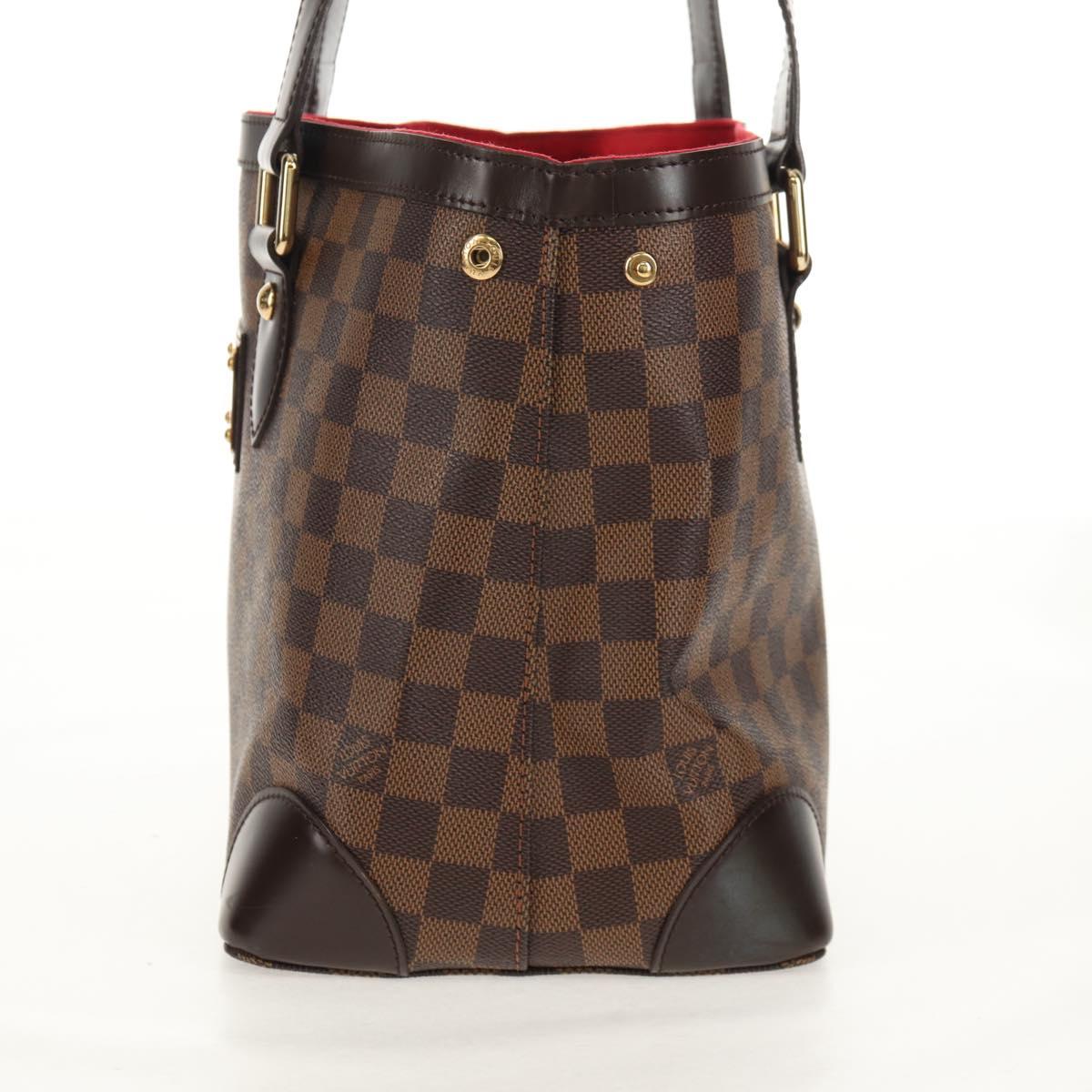LOUIS VUITTON Damier Ebene Hampstead PM Tote Bag N51205 LV Auth 155489V