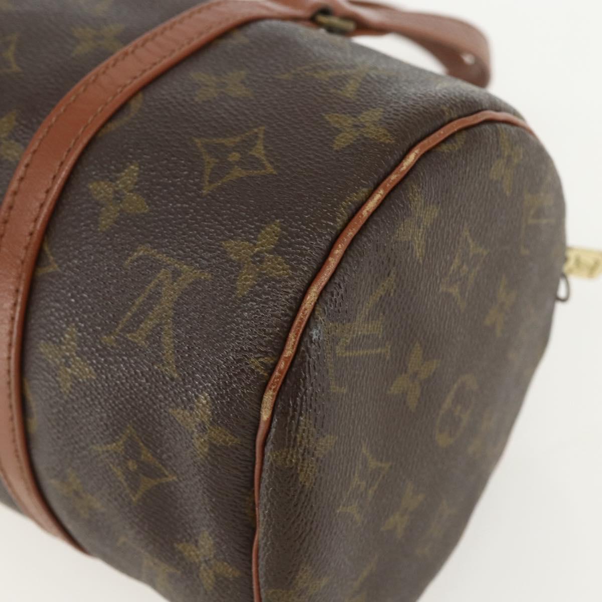 LOUIS VUITTON Monogram Papillon 30 Hand Bag M51385 LV Auth 155491