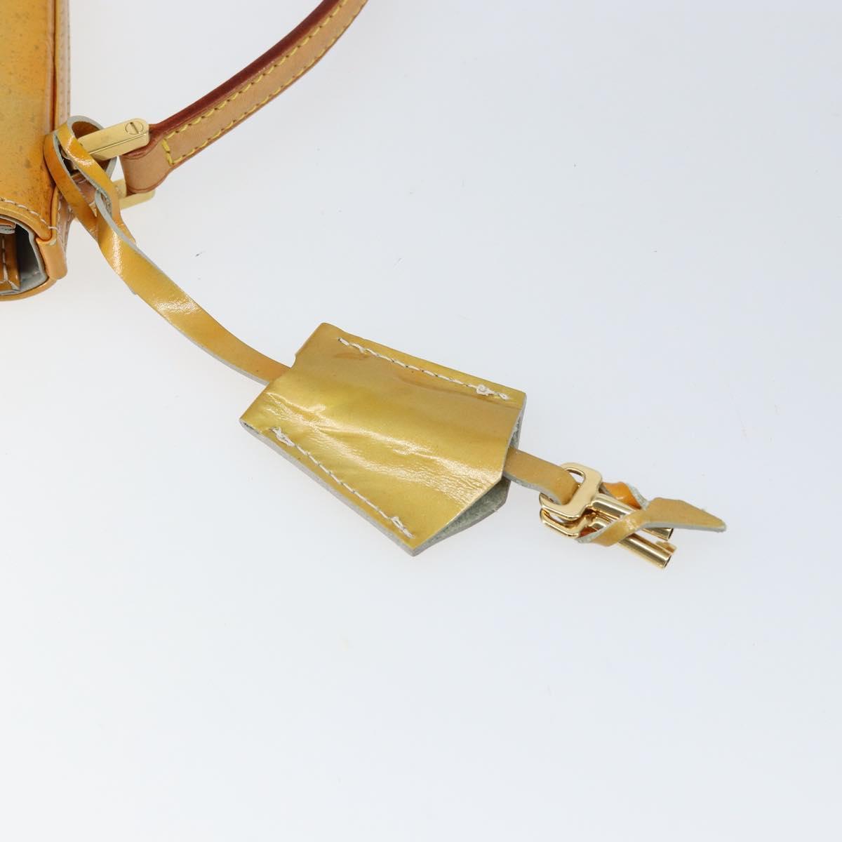 LOUIS VUITTON Monogram Vernis Spring street Hand Bag Gris M91029 LV Auth 155494