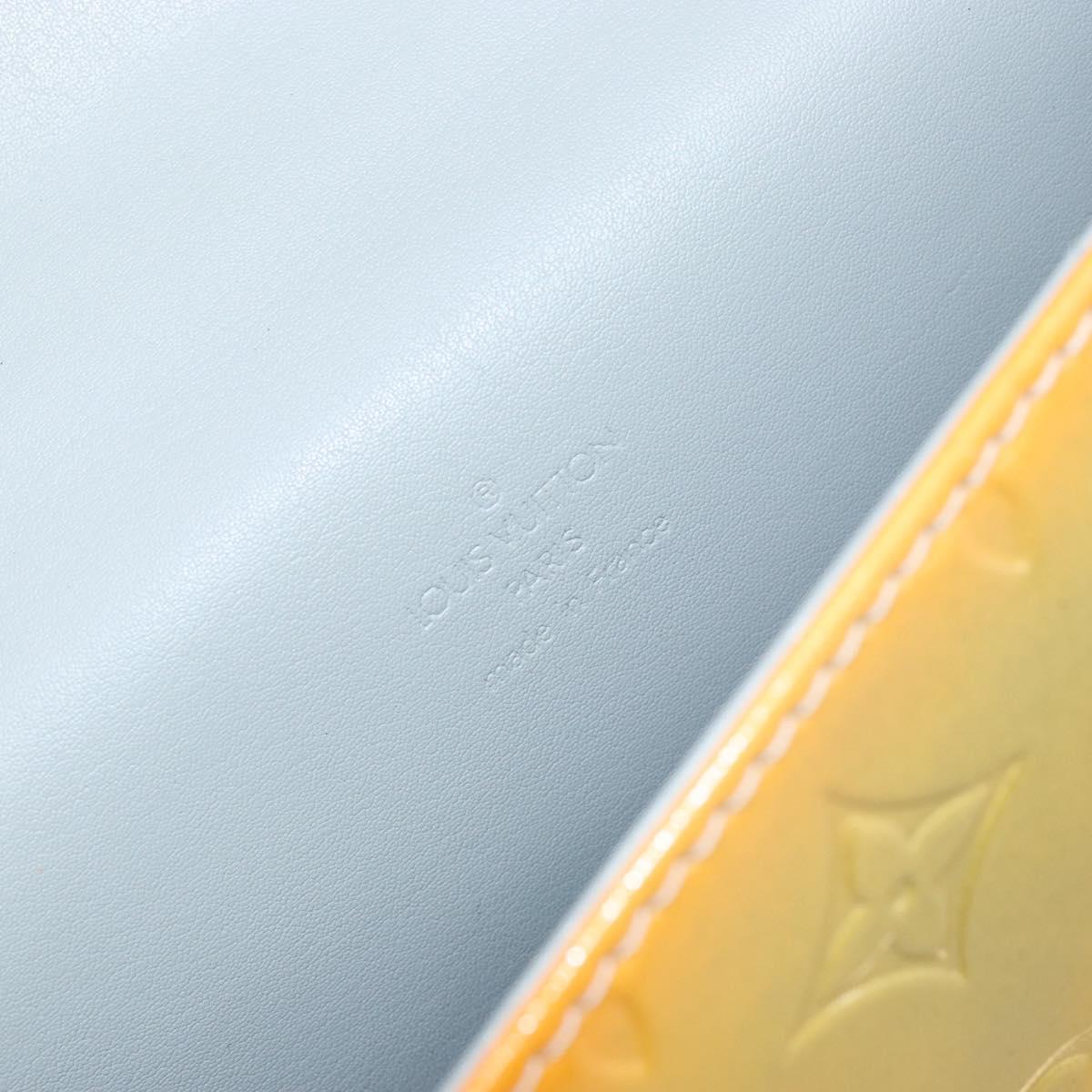 LOUIS VUITTON Monogram Vernis Spring street Hand Bag Gris M91029 LV Auth 155494