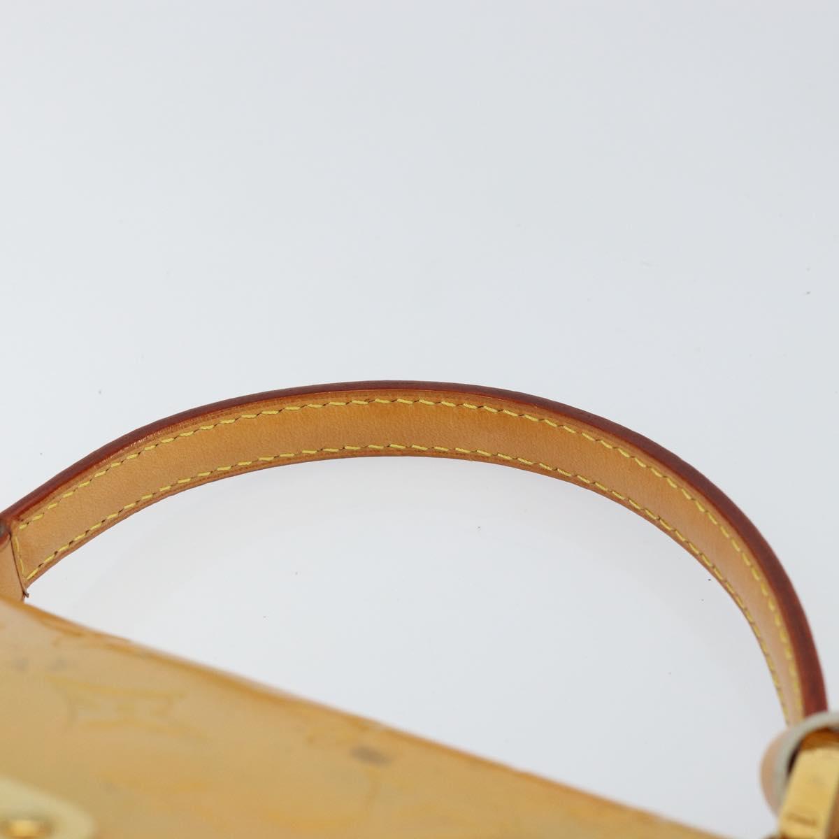 LOUIS VUITTON Monogram Vernis Spring street Hand Bag Gris M91029 LV Auth 155494