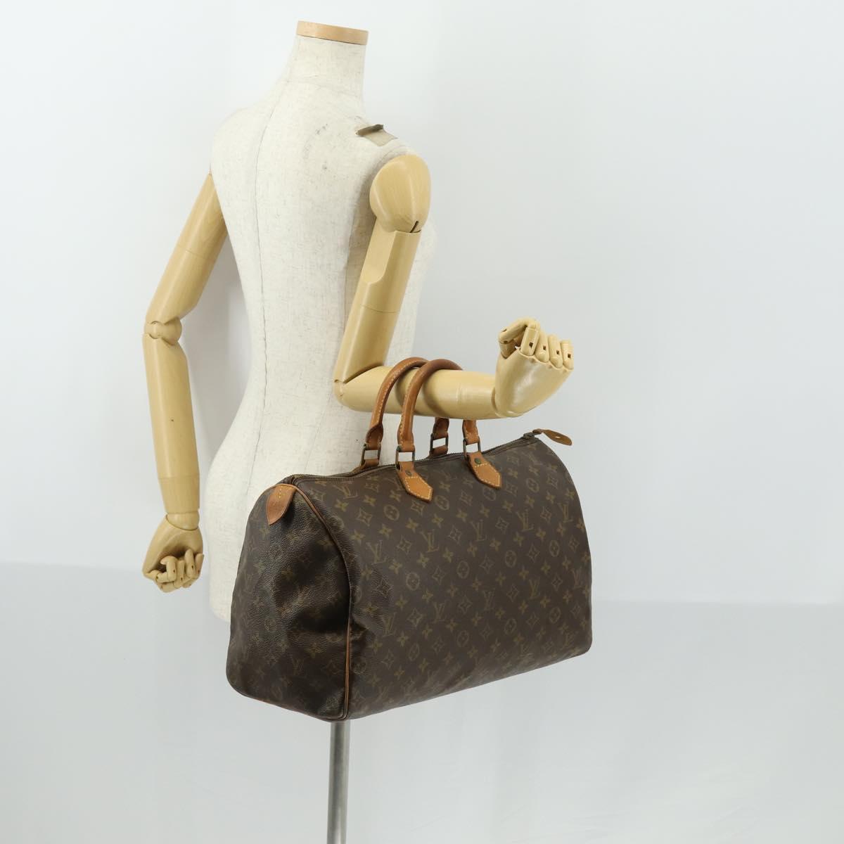 LOUIS VUITTON Monogram Speedy 40 Hand Bag M41522 LV Auth 155509A