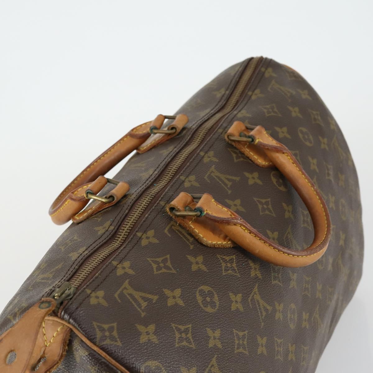 LOUIS VUITTON Monogram Speedy 40 Hand Bag M41522 LV Auth 155509A