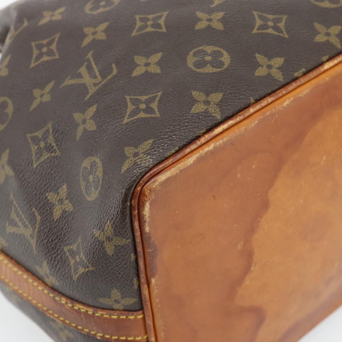 LOUIS VUITTON Monogram Petit Noe Shoulder Bag M42226 LV Auth 155520