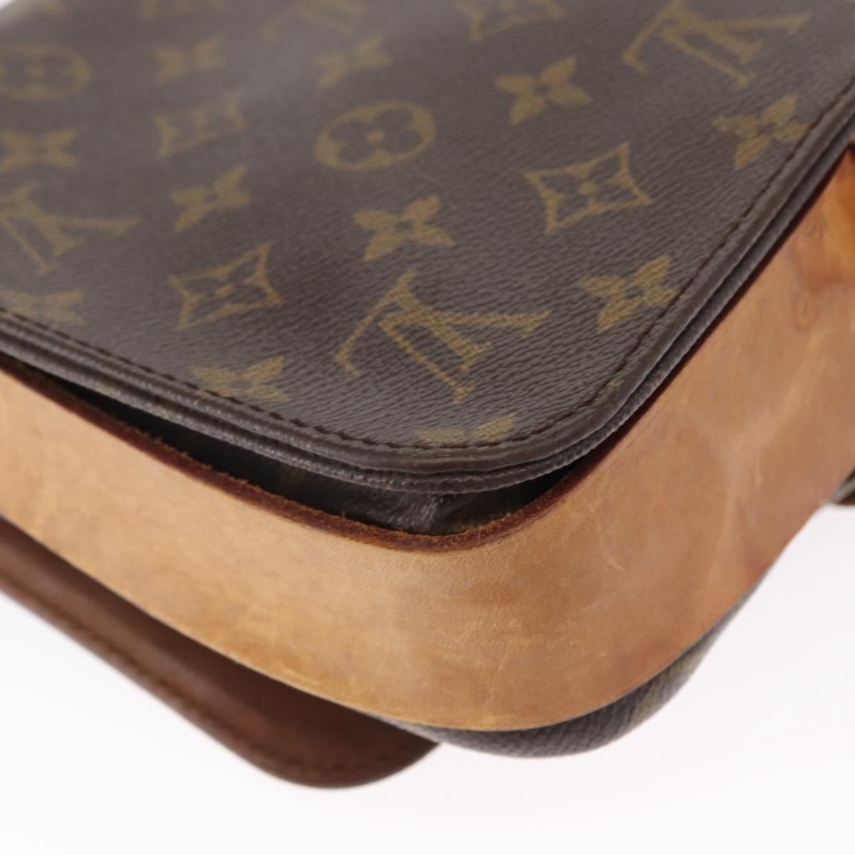 LOUIS VUITTON Monogram Cartouchiere MM Shoulder Bag M51253 LV Auth 155523