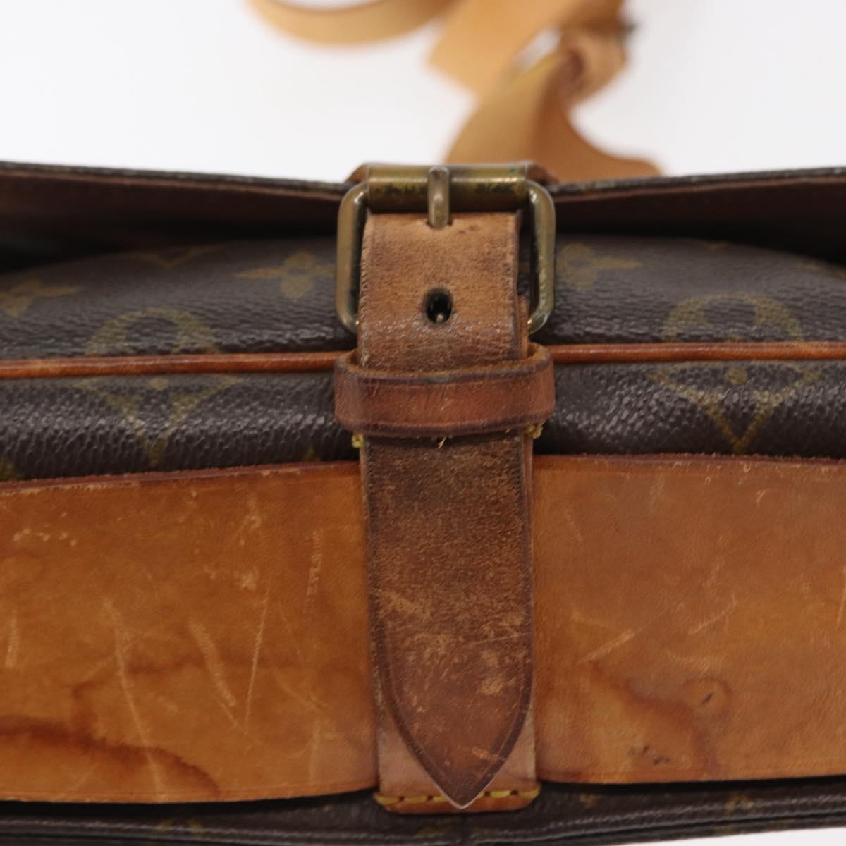 LOUIS VUITTON Monogram Cartouchiere MM Shoulder Bag M51253 LV Auth 155523