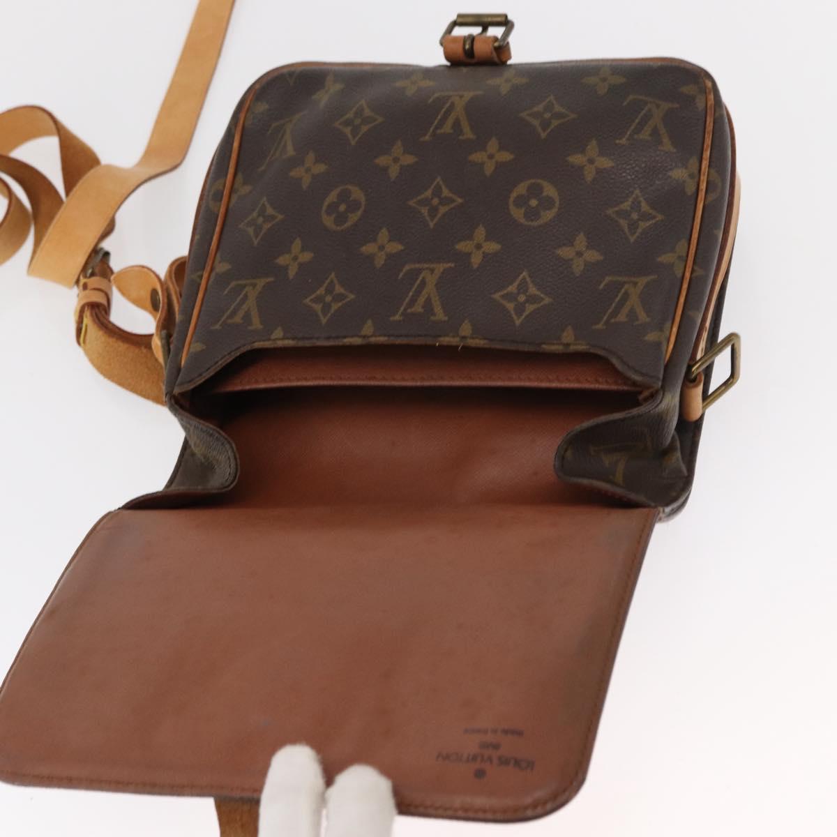 LOUIS VUITTON Monogram Cartouchiere MM Shoulder Bag M51253 LV Auth 155523
