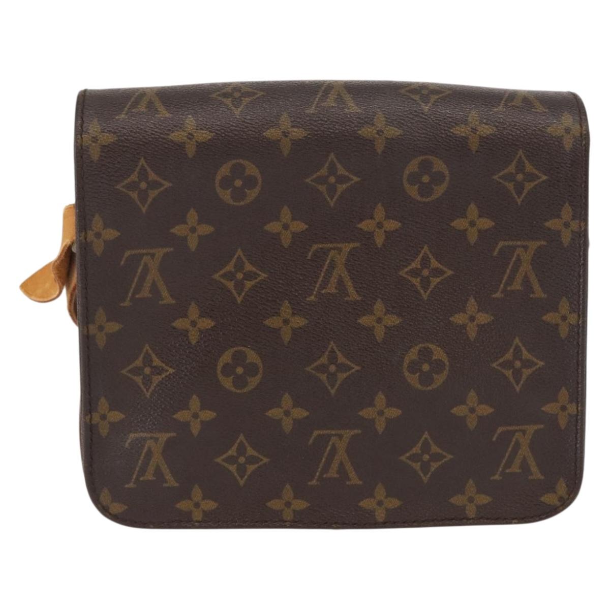 LOUIS VUITTON Monogram Cartouchiere MM Shoulder Bag M51253 LV Auth 155523