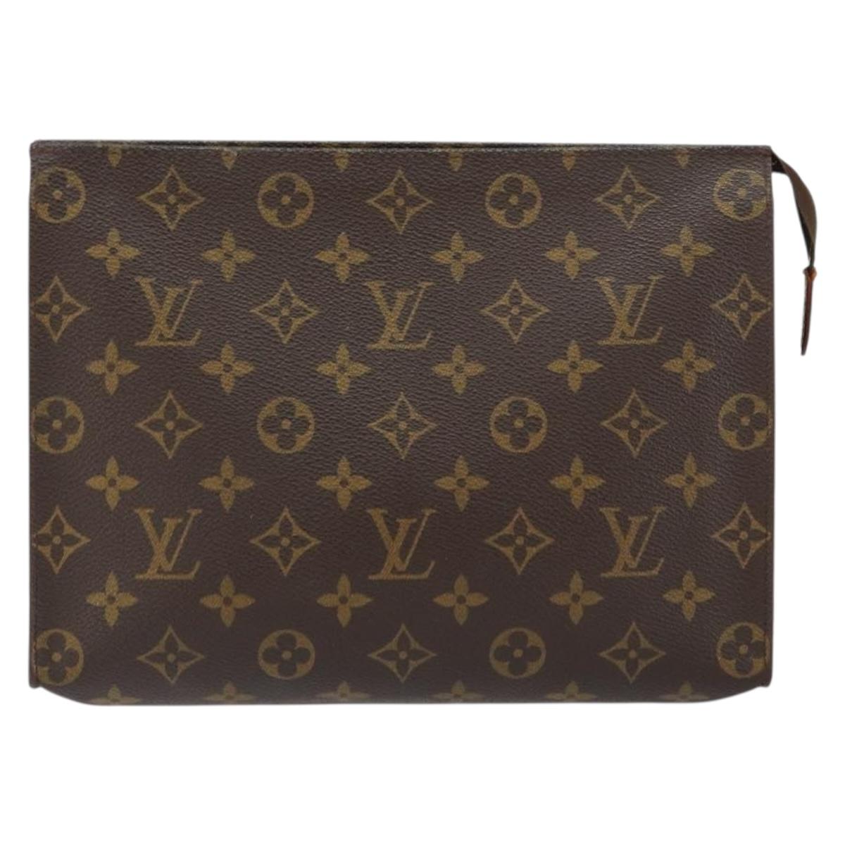 LOUIS VUITTON Monogram Poche Toilette 26 Pouch M47542 LV Auth 155527