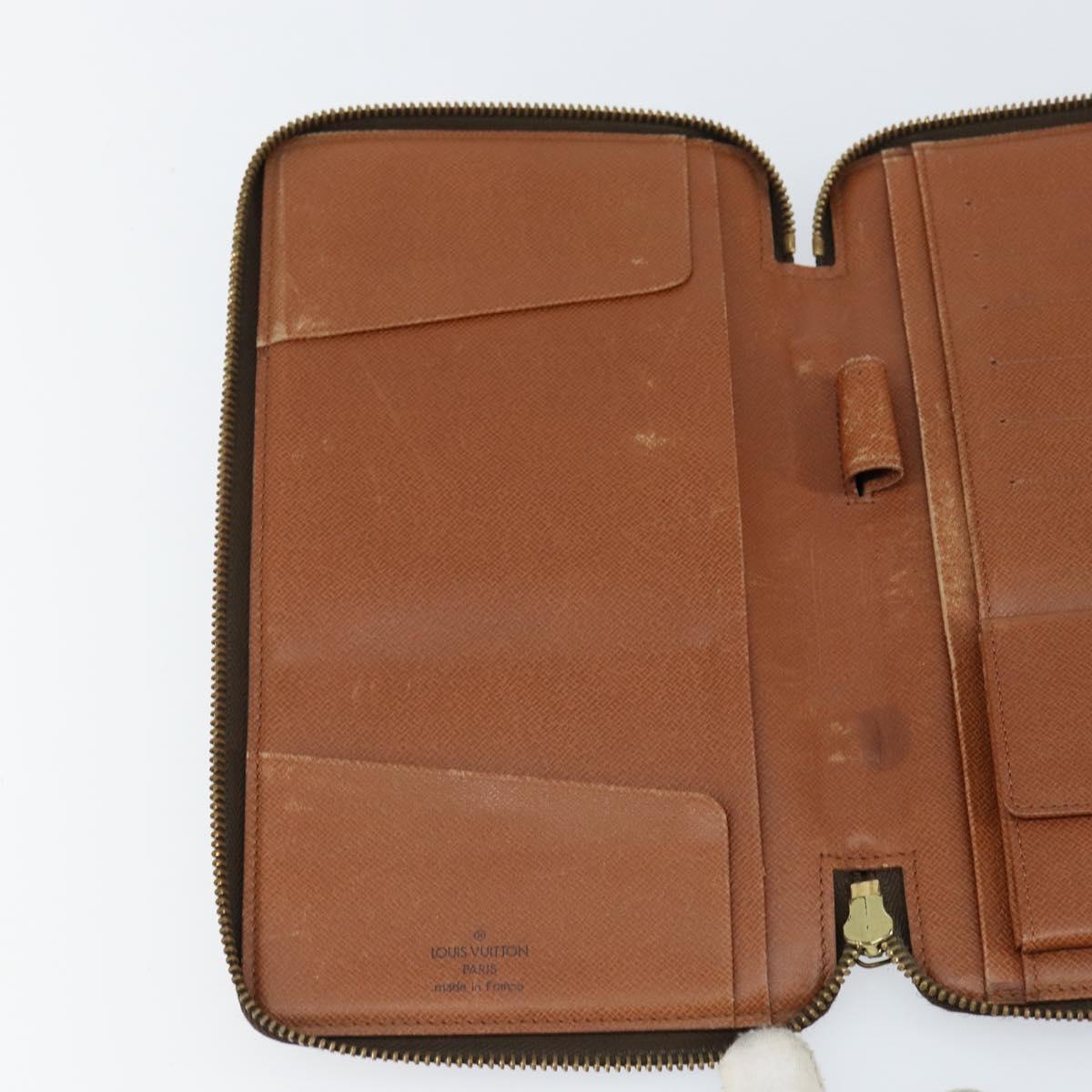 LOUIS VUITTON Monogram Organizer De Voyage Travel Case M60119 LV Auth 155528