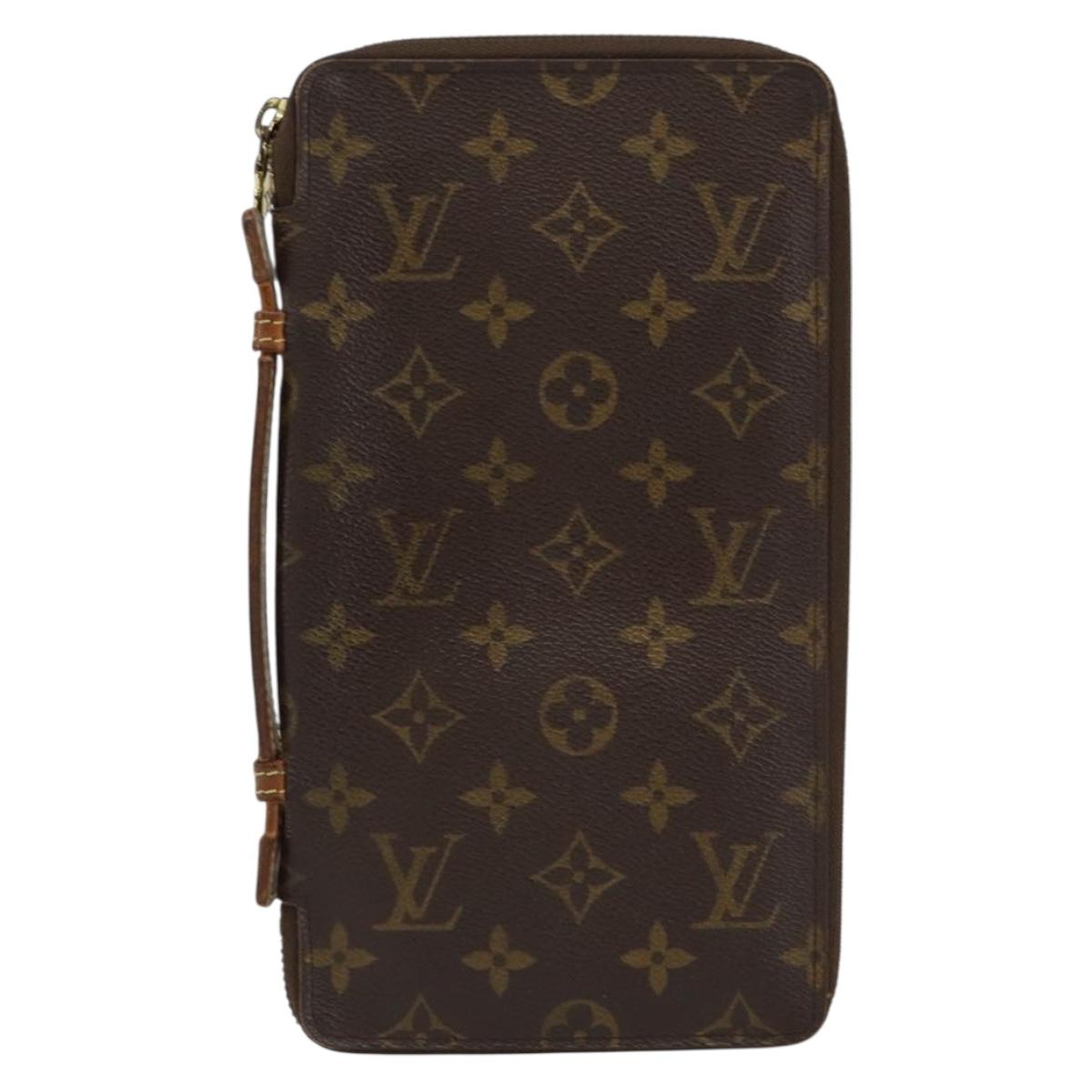 LOUIS VUITTON Monogram Organizer De Voyage Travel Case M60119 LV Auth 155528