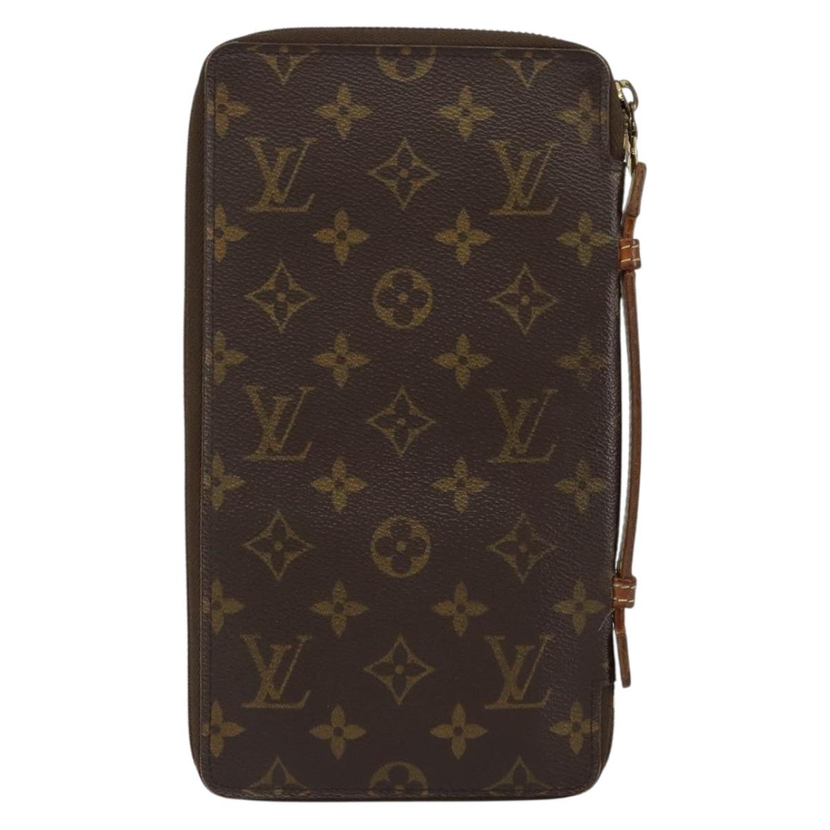 LOUIS VUITTON Monogram Organizer De Voyage Travel Case M60119 LV Auth 155528