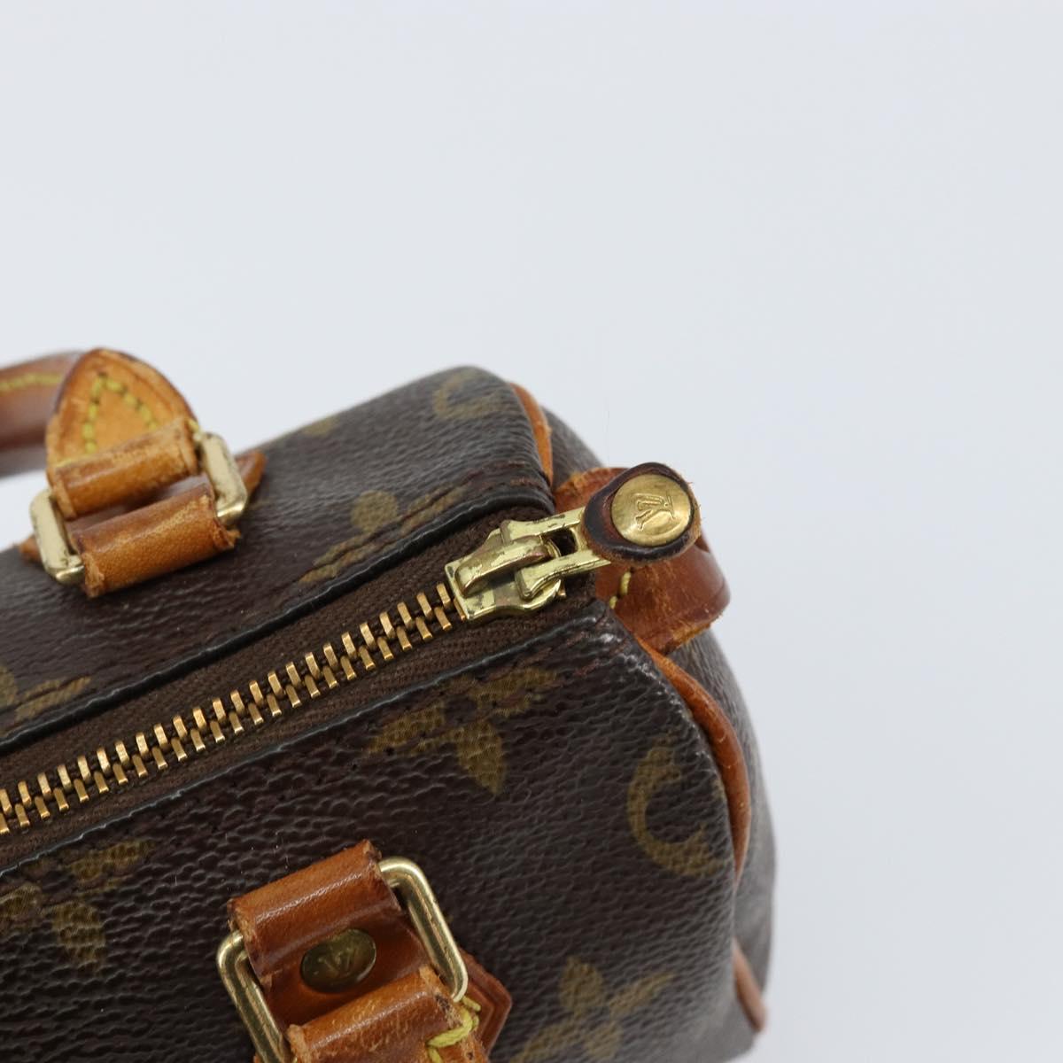 LOUIS VUITTON Monogram Mini Speedy Hand Bag M41534 LV Auth 155529