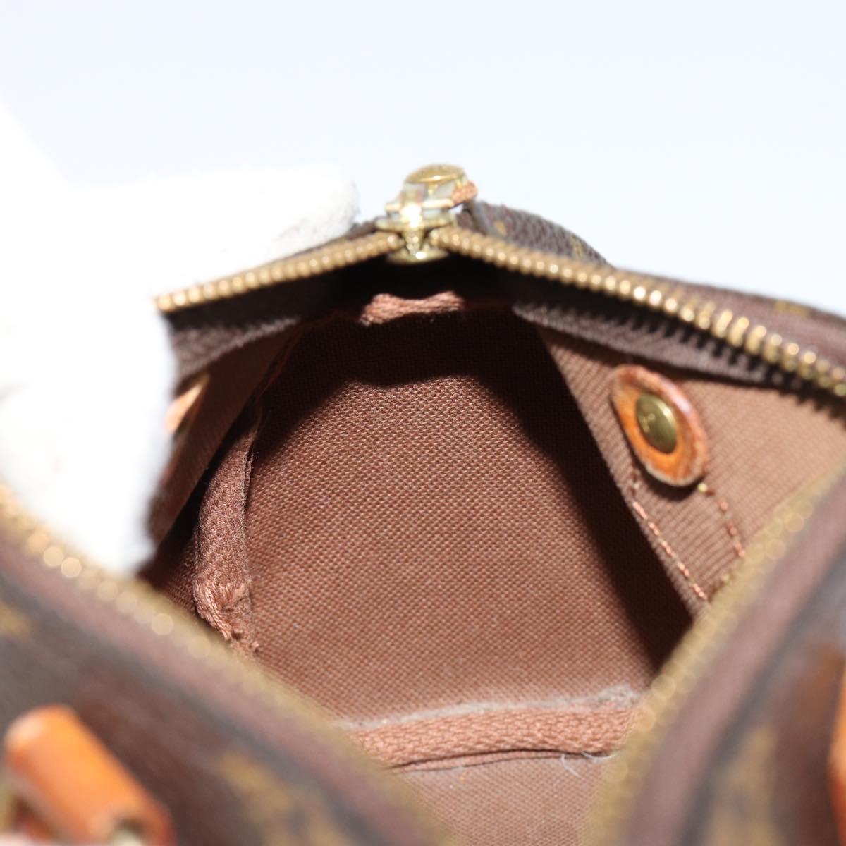 LOUIS VUITTON Monogram Mini Speedy Hand Bag M41534 LV Auth 155529