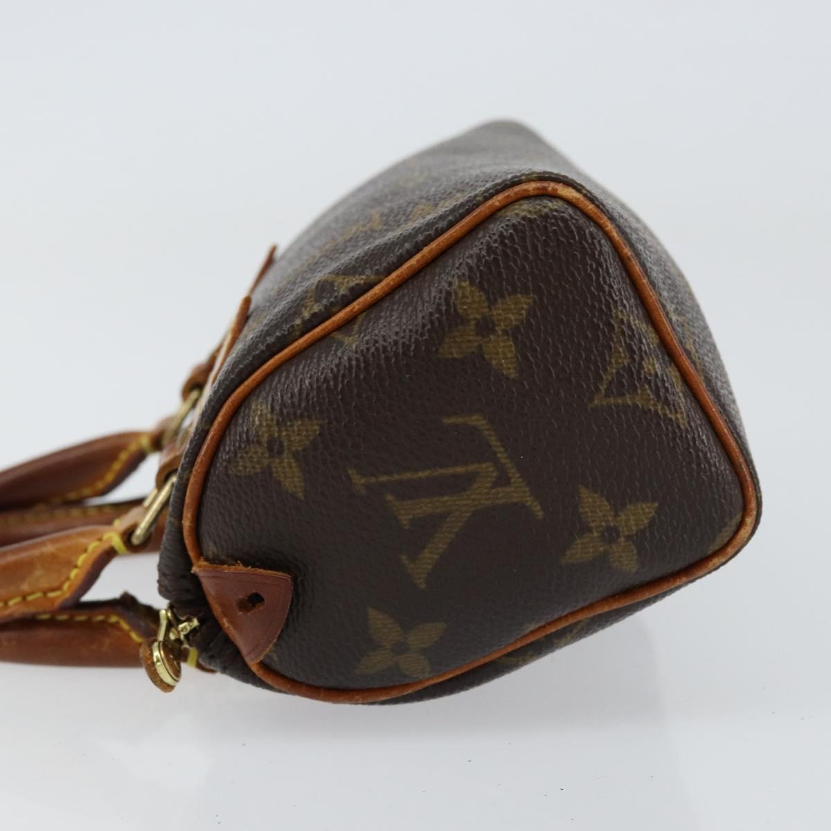 LOUIS VUITTON Monogram Mini Speedy Hand Bag M41534 LV Auth 155529