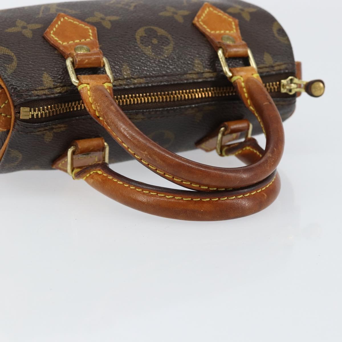 LOUIS VUITTON Monogram Mini Speedy Hand Bag M41534 LV Auth 155529
