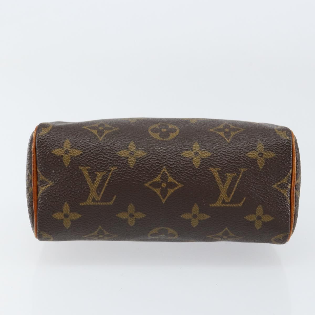 LOUIS VUITTON Monogram Mini Speedy Hand Bag M41534 LV Auth 155529