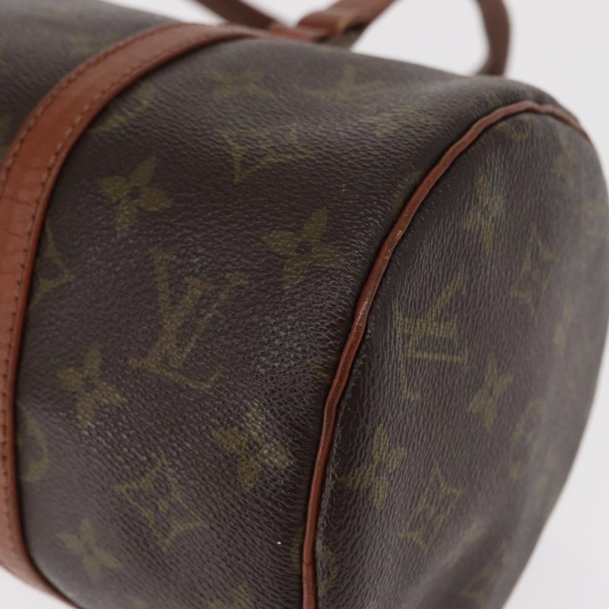 LOUIS VUITTON Monogram Papillon 30 Hand Bag M51385 LV Auth 155530