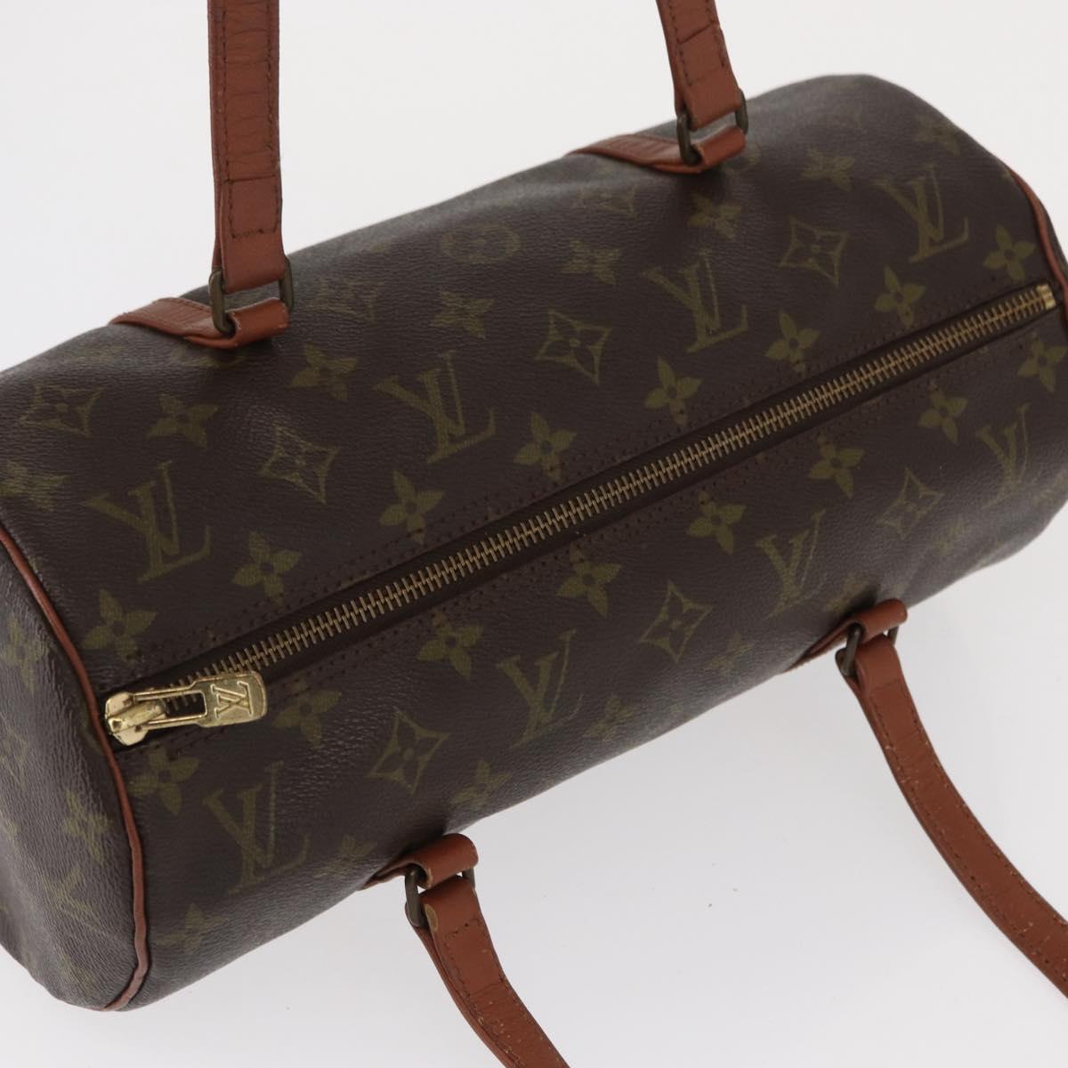 LOUIS VUITTON Monogram Papillon 30 Hand Bag M51385 LV Auth 155530
