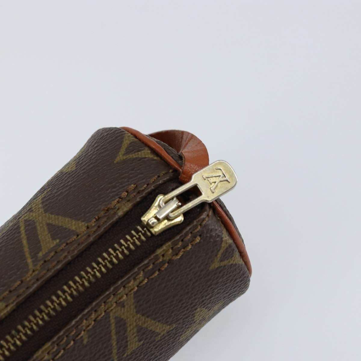 LOUIS VUITTON Monogram Papillon Pouch LV Auth 155531