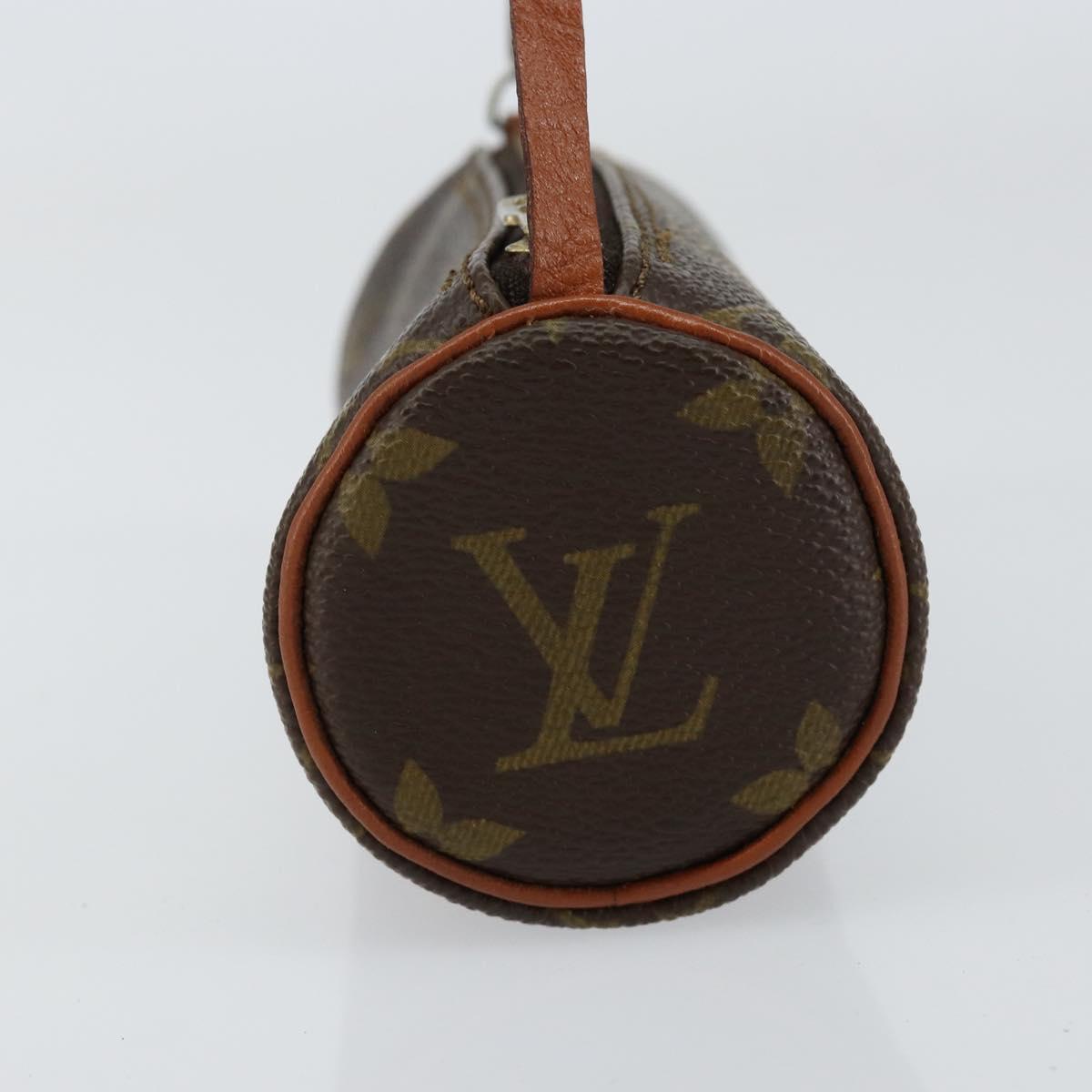LOUIS VUITTON Monogram Papillon Pouch LV Auth 155531