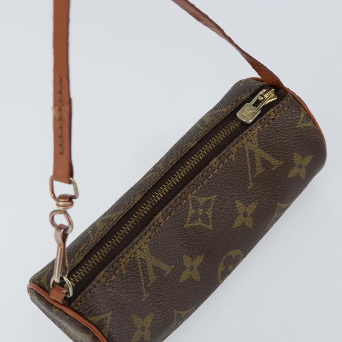 LOUIS VUITTON Monogram Papillon Pouch LV Auth 155531