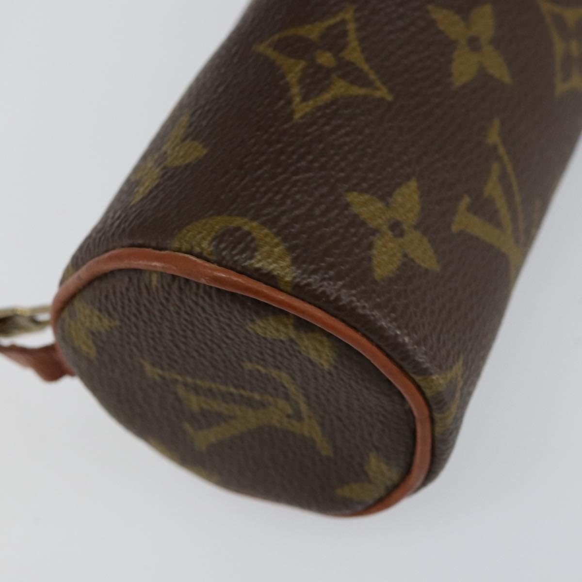 LOUIS VUITTON Monogram Papillon Pouch LV Auth 155533