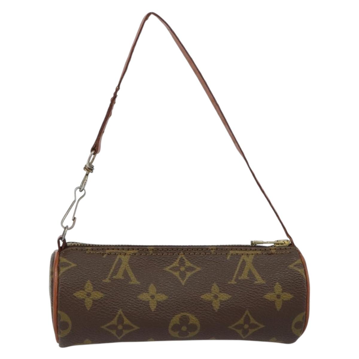 LOUIS VUITTON Monogram Papillon Pouch LV Auth 155533