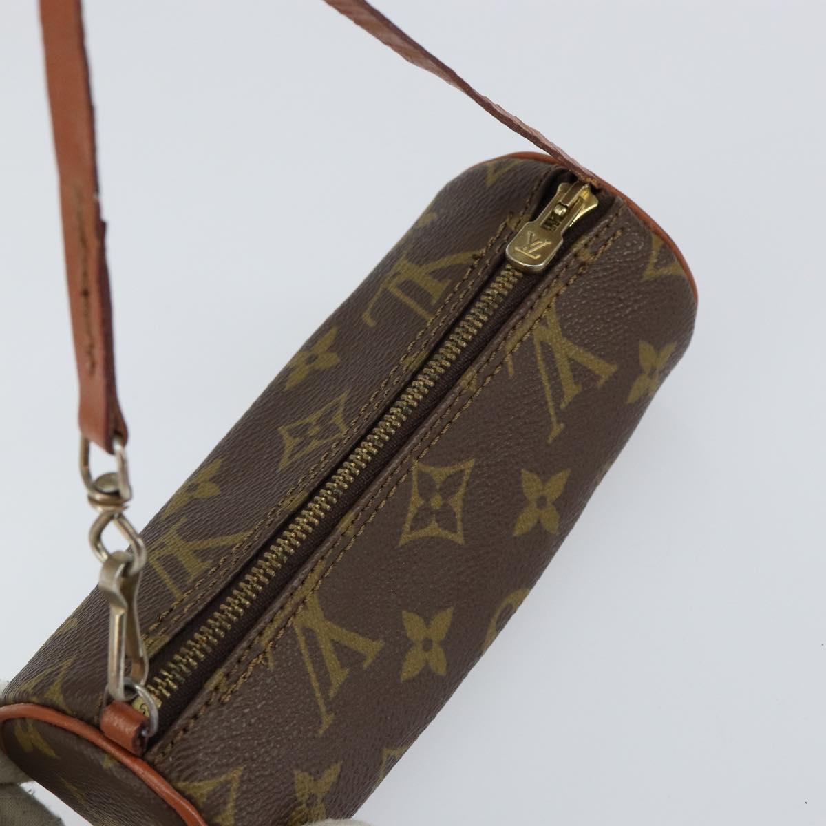 LOUIS VUITTON Monogram Papillon Pouch LV Auth 155533
