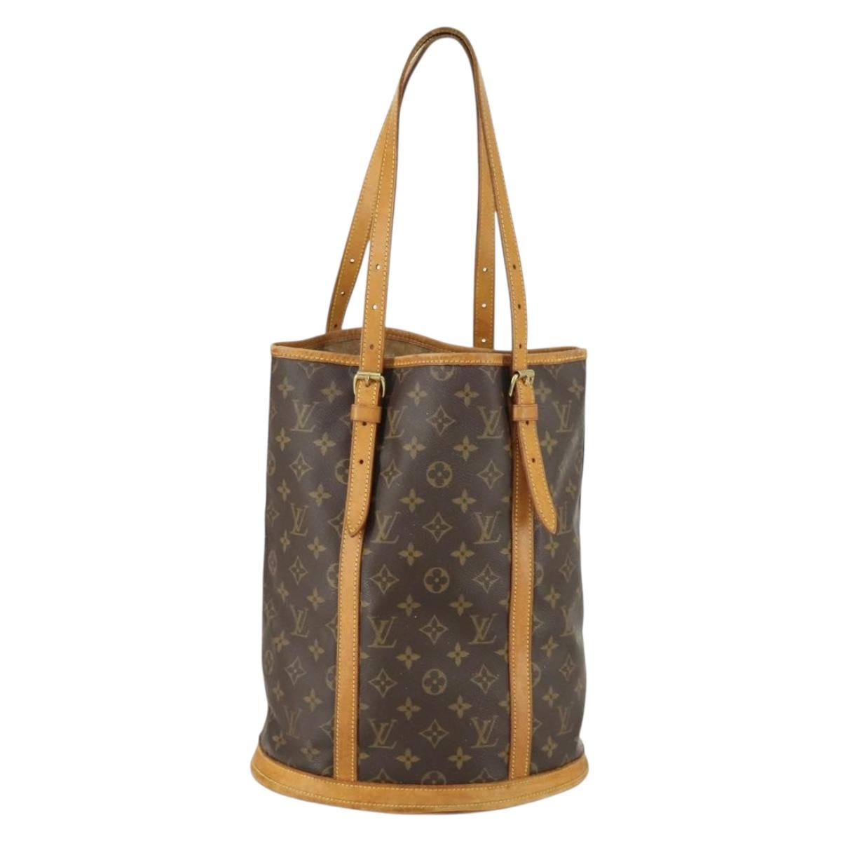 LOUIS VUITTON Monogram Bucket GM Shoulder Bag M42236 LV Auth 155534