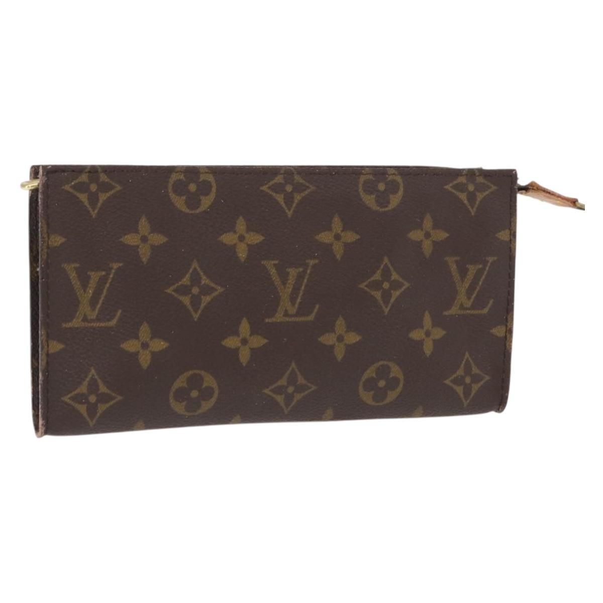 LOUIS VUITTON Monogram Bucket GM Accessory Pouch LV Auth 155535
