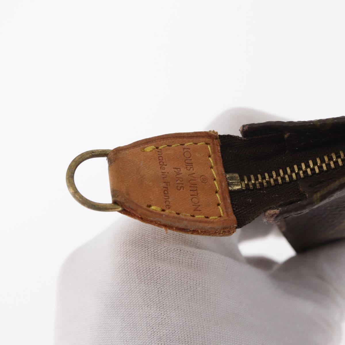 LOUIS VUITTON Monogram Bucket GM Accessory Pouch LV Auth 155535